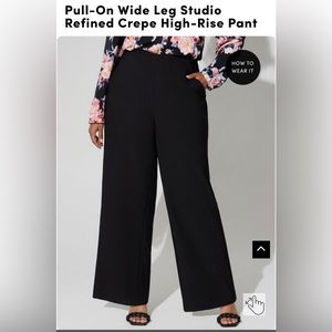 Pull on wide leg pants! NWT!